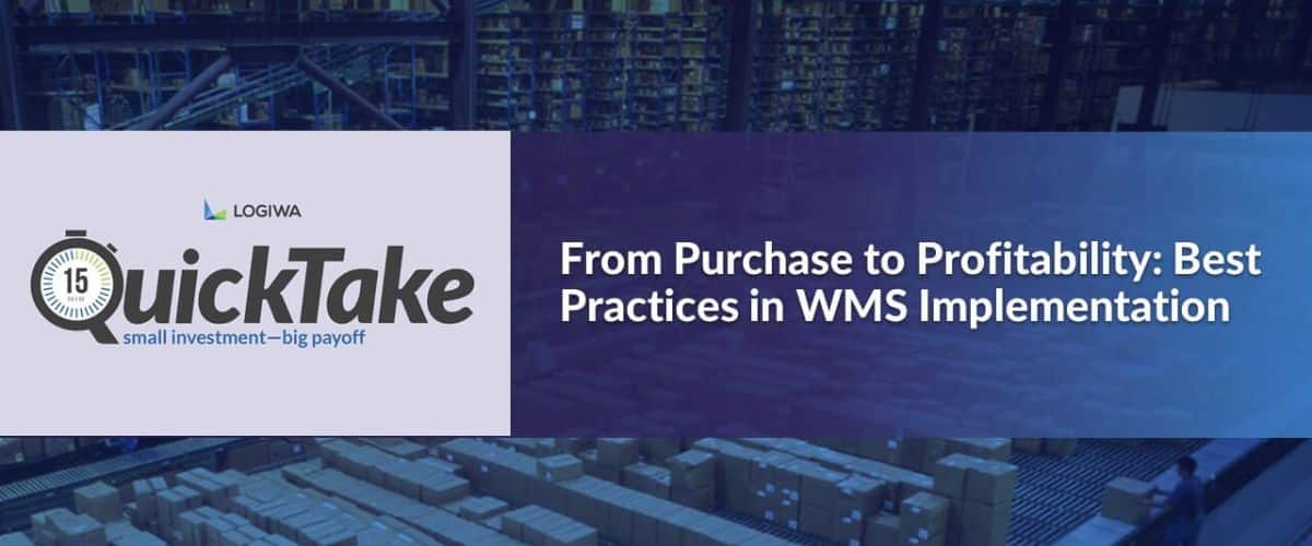 Best Practices in WMS Implementation